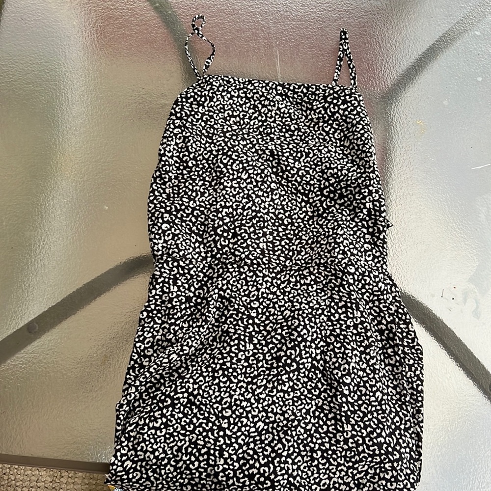 Black and white dress